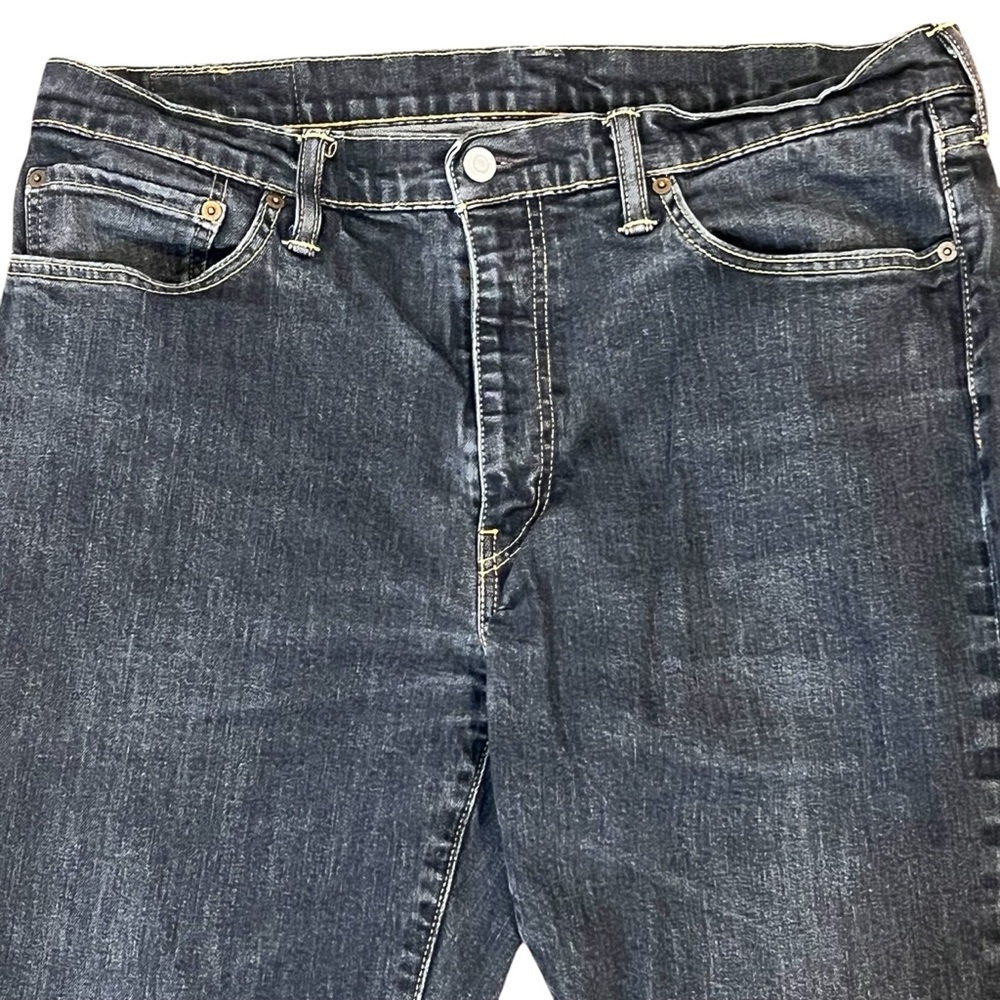 Levi's Black Straight Jeans Classic Fit W36 L32 - Picture 4 of 9
